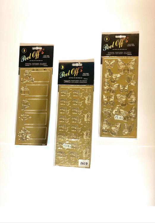 Picture of 2619 3 PACK CHRISTMAS PEEL STICKERS